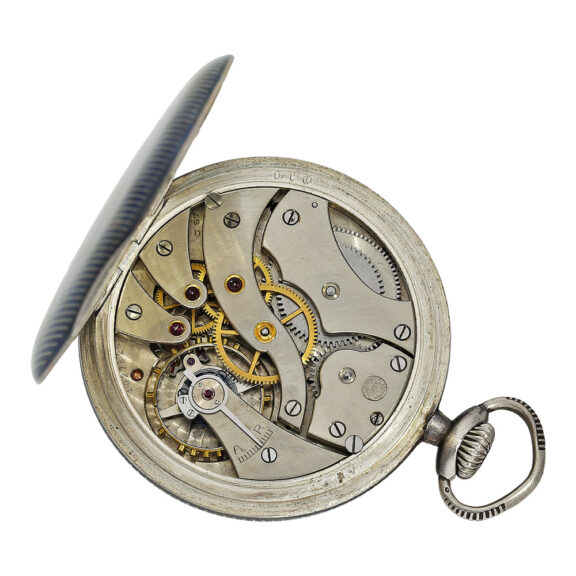 Extremely rare Swiss Tula decorated pocket watch Circa 1941 Extremely rare Swiss Tula decorated pocket watch Circa 1941