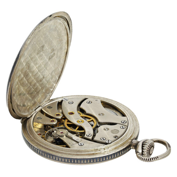 Extremely rare Swiss Tula decorated pocket watch Circa 1941 Extremely rare Swiss Tula decorated pocket watch Circa 1941