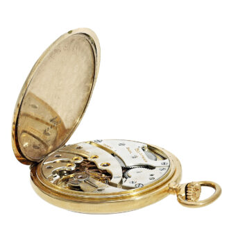 Elegant Swiss 14K gold precision pocket watch Circa 1920