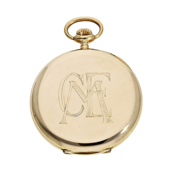 Elegant Swiss 14K gold precision pocket watch Circa 1920 Elegant Swiss 14K gold precision pocket watch Circa 1920