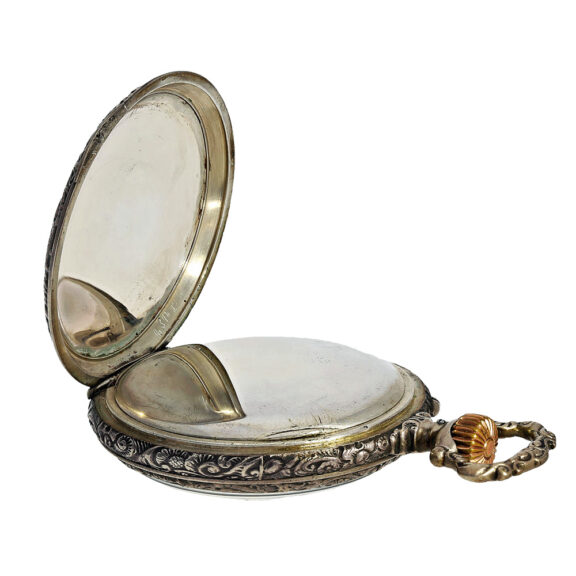 Swiss rare silver rifle watch for shooting contest Circa 1903 Swiss rare silver rifle watch for shooting contest Circa 1903