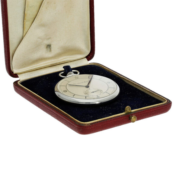 Swiss stainless steel Art Deco dress watch with rare sector dial. Swiss stainless steel Art Deco dress watch with rare sector dial.