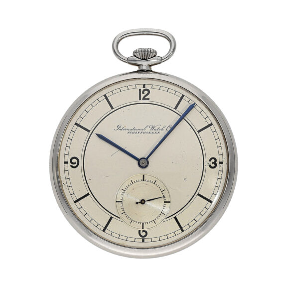 Swiss stainless steel Art Deco dress watch with rare sector dial.