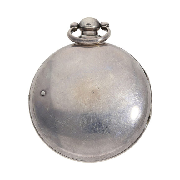 English Massey type three lever in silver double-case Circa 1828 English Massey type three lever in silver double-case Circa 1828