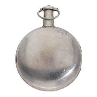 Very heavy English silver anchor chronometer watch Circa 1805