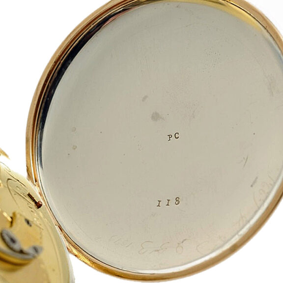 Elegant French silver and gold verge pocket watch Circa 1800 Elegant French silver and gold verge pocket watch Circa 1800