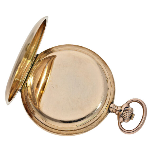 Swiss heavy 14K gold hunting cased lever watch Circa 1910 Swiss heavy 14K gold hunting cased lever watch Circa 1910