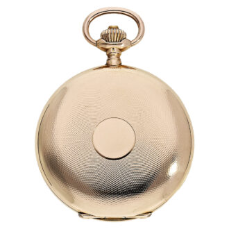 Swiss heavy 14K gold hunting cased lever watch Circa 1910