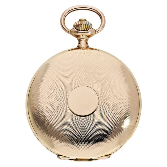 Swiss heavy 14K gold hunting cased lever watch Circa 1910 Swiss heavy 14K gold hunting cased lever watch Circa 1910