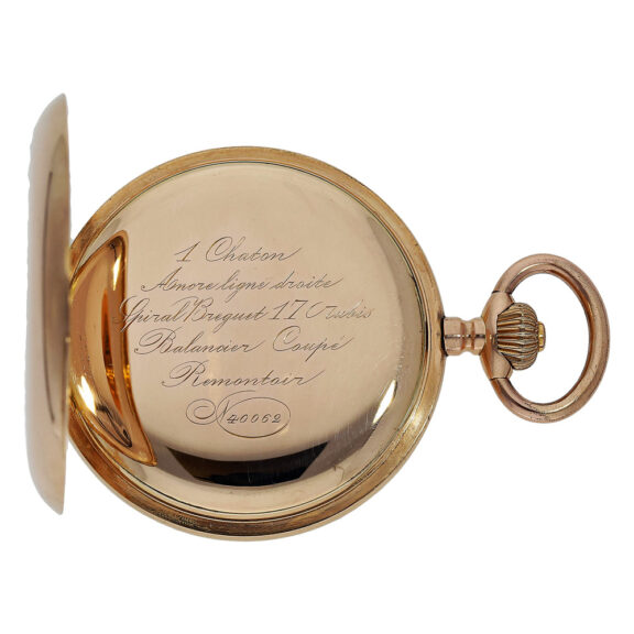 Large and heavy Swiss hunting cased anchor chronometer Circa 1910 Large and heavy Swiss hunting cased anchor chronometer Circa 1910