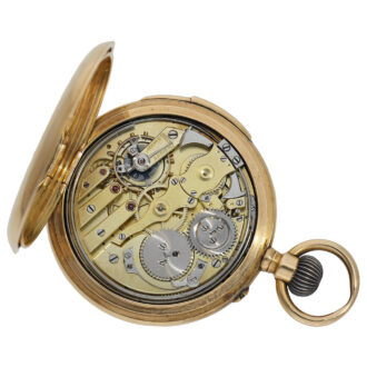 German quarter repeating open faced lever watch Circa 1898