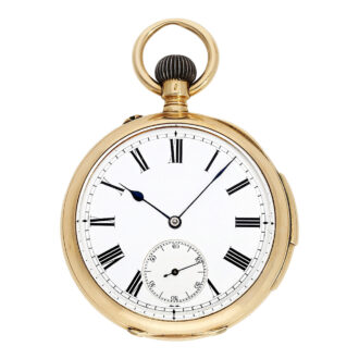German quarter repeating open faced lever watch Circa 1898