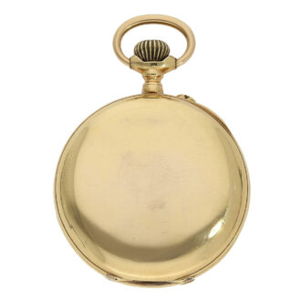 Rare astronomical Swiss pocket watch with 24-hour dial Circa 1890