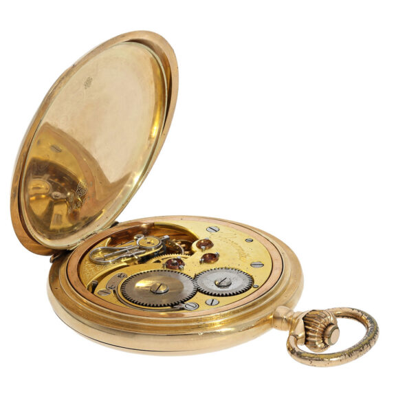 Swiss 18K gold chronometer with detent escapement Circa 1900 Swiss 18K gold chronometer with detent escapement Circa 1900