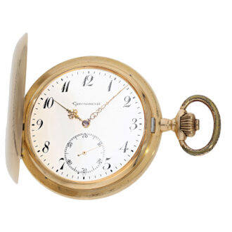 Swiss 18K gold chronometer with detent escapement Circa 1900