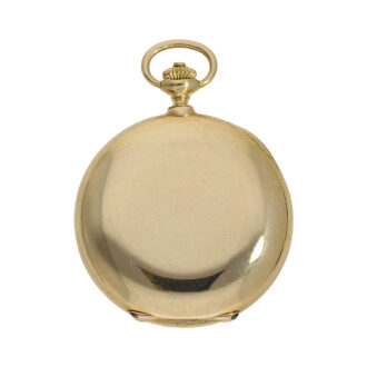 Swiss lady's pocket hunter watch with detent escapement Circa 1900