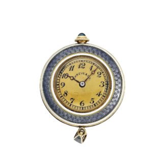 Swiss Art Nouveau watch with matching chain Circa 1910