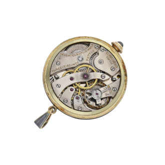 Swiss Art Nouveau watch with matching chain Circa 1910