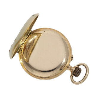 Swiss gold and enamel Art Nouveau ladies pendant watch Circa 1900 Swiss gold and enamel Art Nouveau ladies pendant watch Circa 1900