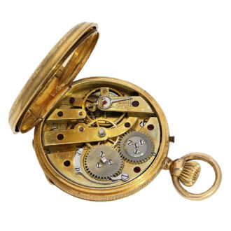 Swiss gold and enamel watch made for the Arab market Circa 1870