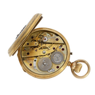Swiss gold and enamel watch made for the Arab market Circa 1870