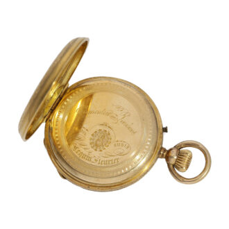Swiss gold and enamel watch made for the Arab market Circa 1870