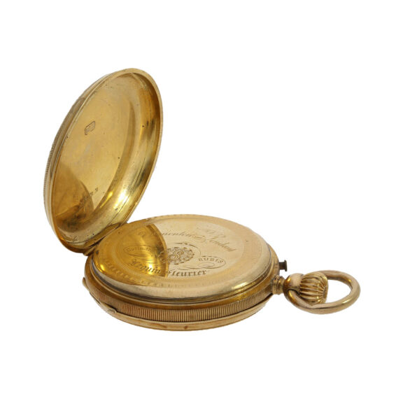Swiss gold and enamel watch made for the Arab market Circa 1870 Swiss gold and enamel watch made for the Arab market Circa 1870