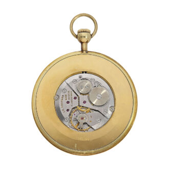 Swiss 18K gold dress watch with associated chatelaine Circa 1930