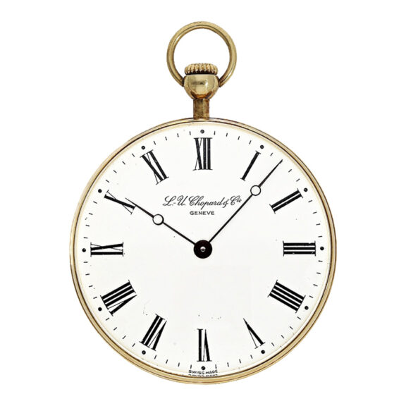 Swiss 18K gold dress watch with associated chatelaine Circa 1930