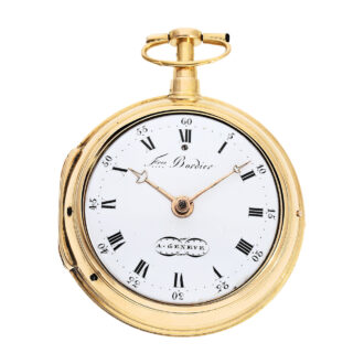 Swiss heavy double-cased verge watch with repeater Circa 1794 Swiss heavy double-cased verge watch with repeater Circa 1794