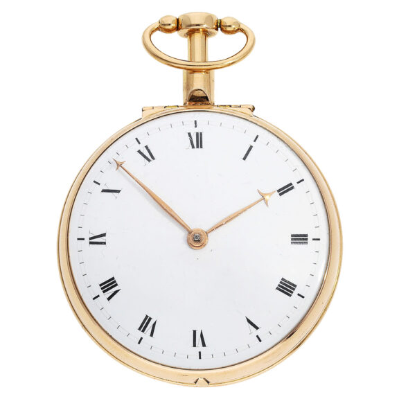 Swiss gold quarter repeating pair-cased pocket watch Circa 1786