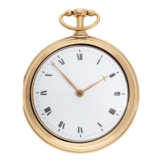 Swiss gold quarter repeating pair-cased pocket watch Circa 1786