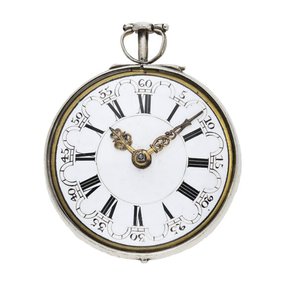 Belgian silver pair-cased verge pocket watch Circa 1730 Belgian silver pair-cased verge pocket watch Circa 1730