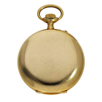 German gold Glashütte cased pocket watch Circa 1912