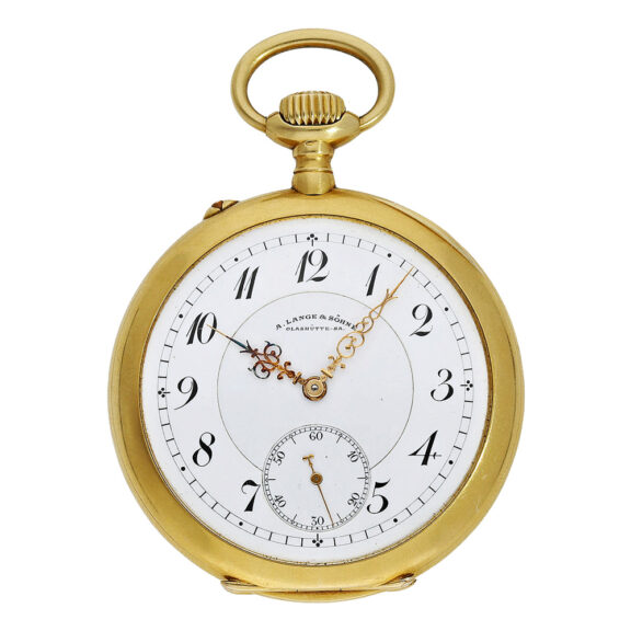 German gold Glashütte cased pocket watch Circa 1912 German gold Glashütte cased pocket watch Circa 1912