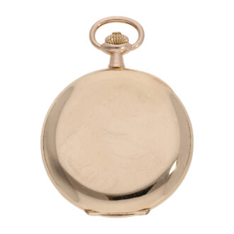 Russian 14K red gold anchor chronometer hunter watch Circa 1900