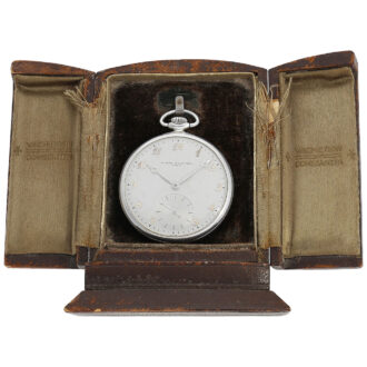 Swiss aluminium open faced presentation watch Circa 1955