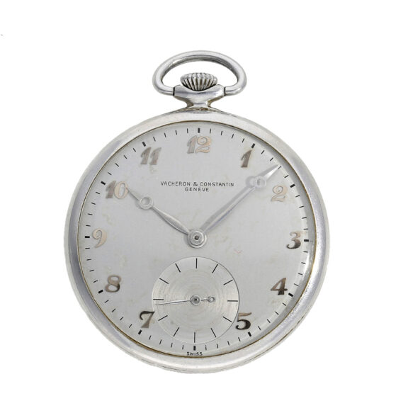 Swiss aluminium open faced presentation watch Circa 1955 Swiss aluminium open faced presentation watch Circa 1955