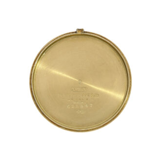 Swiss 18K gold Art Deco dress-watch with two-tone dial Circa 1930