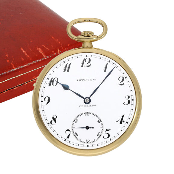 Swiss 18K gold open faced lever dress watch Circa 1922 Swiss 18K gold open faced lever dress watch Circa 1922