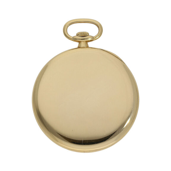 Swiss 18K gold open faced lever dress watch Circa 1922 Swiss 18K gold open faced lever dress watch Circa 1922