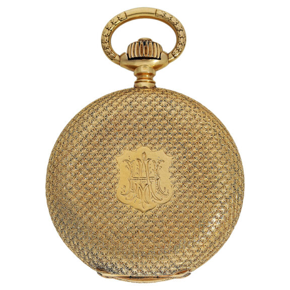 Swiss rose gold hunting cased lever pocket watch Circa 1885 Swiss rose gold hunting cased lever pocket watch Circa 1885