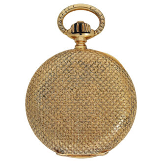Swiss rose gold hunting cased lever pocket watch Circa 1885