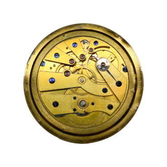Swiss 18 carat gold and enamel lever pocket watch Circa 1830