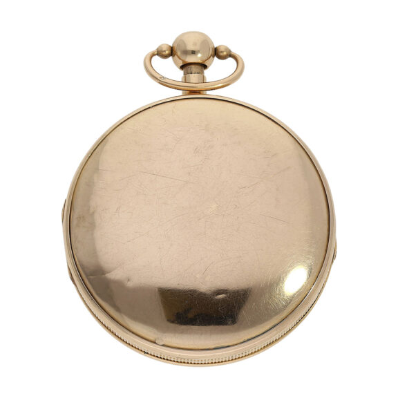 French gold skeletonized open faced pocket watch Circa 1810-1820 French gold skeletonized open faced pocket watch Circa 1810-1820