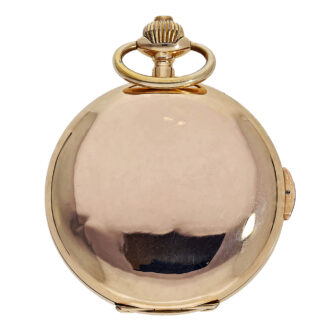 Swiss 18K gold quarter repeater with Jacquemarts Circa 1900