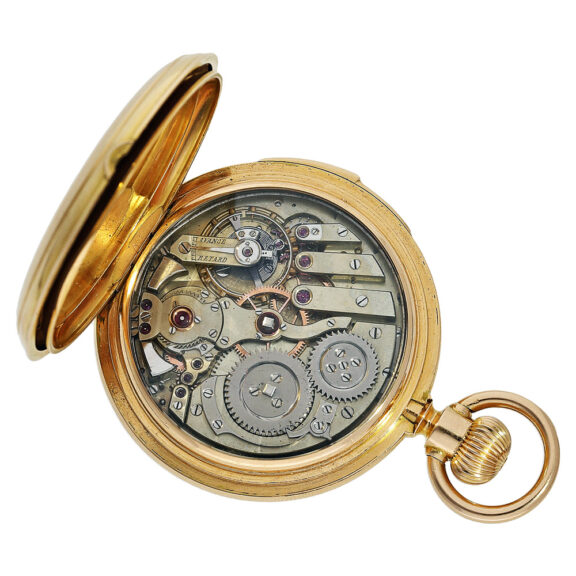 Swiss gold quarter hour repeating lever pocket watch Circa 1890 Swiss gold quarter hour repeating lever pocket watch Circa 1890