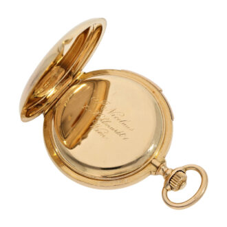 Austrian gold hunting cased repeating ladies' watch Circa 1900