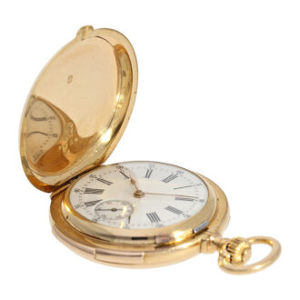 Austrian gold hunting cased repeating ladies' watch Circa 1900