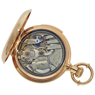 Danish 18K gold minute repeating pocket watch Circa 1880
